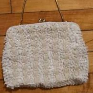 Pearl beaded vintage purse
